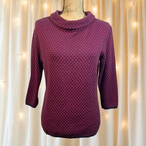Talbots Cowl Neck Sweater Top